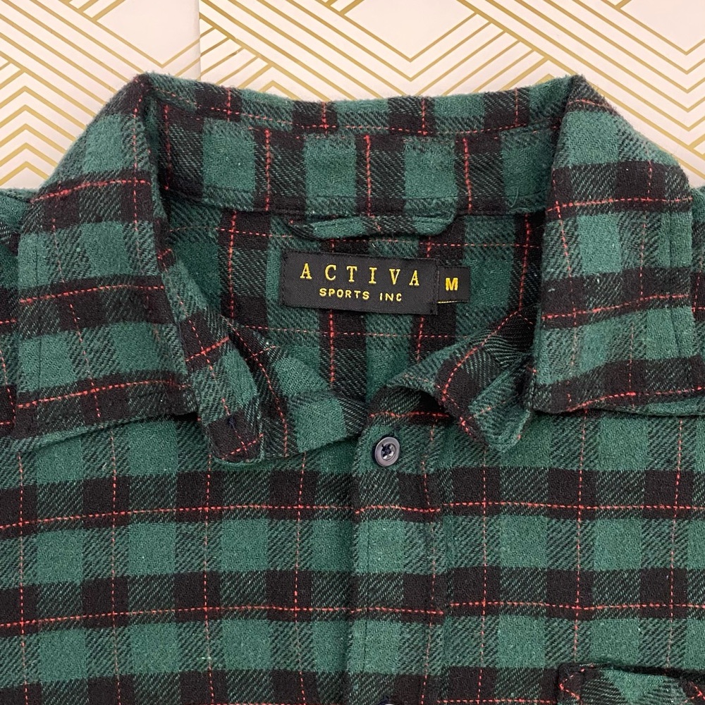 ACTIVA Sports Inc men’s long sleeve flannel - Picture 3 of 8